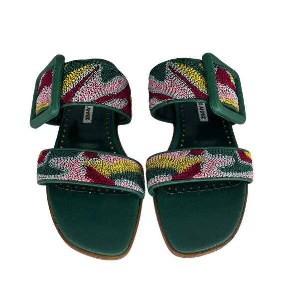 Manolo Blahnik Multicolor Sandals - Picture 9 of 14